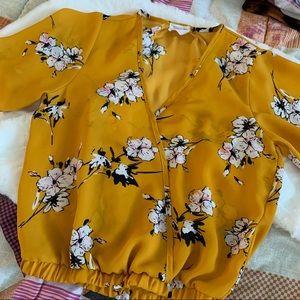 Sienna Sky floral top - Size XS